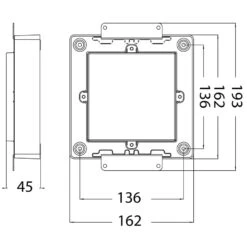 Airam SaunaLed 260TRL 500lm Led Saunavalaisin -Airam 6435200238832 5