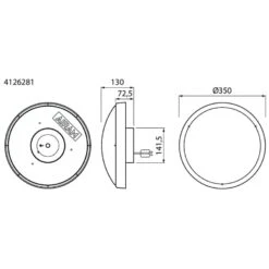 Airam Zeo Duo 350mm 3000/4000K Ledplafondi Kattopistotulpalla 11 Airam Zeo Duo 350mm 3000/4000K Ledplafondi Kattopistotulpalla -Airam 6435200249104 5