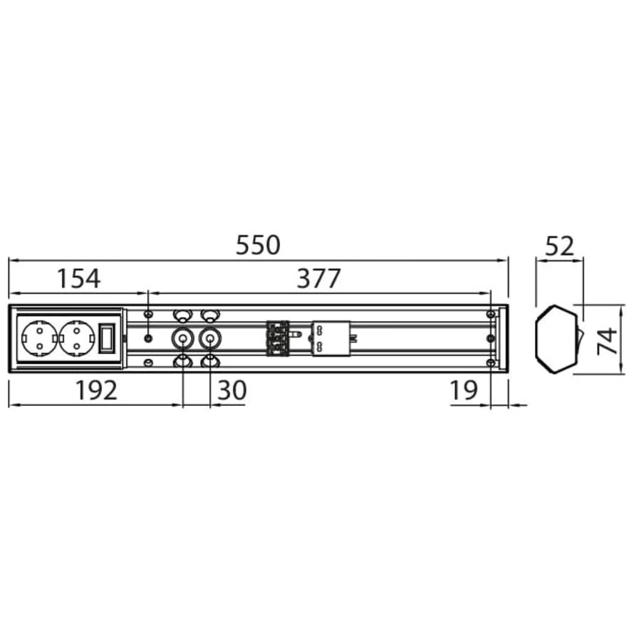 Airam Handy IP21 800lm 55 Cm Led-valaisin 4 Airam Handy IP21 800lm 55 Cm Led-valaisin - Image 2