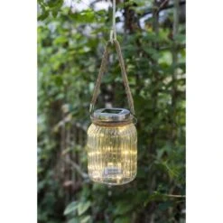 Airam Ludo Solar 16cm Lasipurkki Aurinkokennovalo -Airam 6435200277312 3