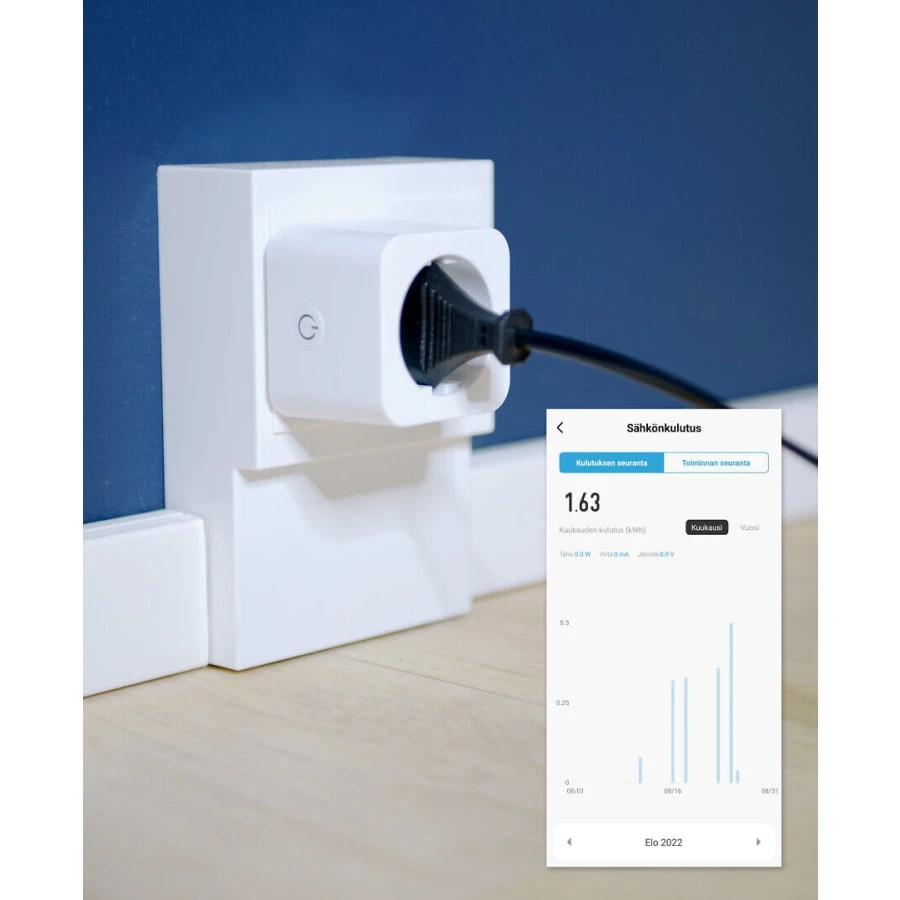 Airam SmartHome Etäohjattava Pistorasia Kulutusmittarilla 5 Airam SmartHome Etäohjattava Pistorasia Kulutusmittarilla - Image 3