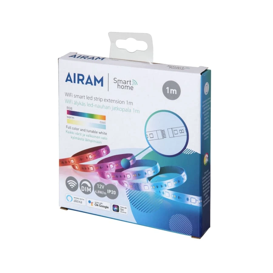 Airam Smart Led Strip 12V 4,8W/m RGBTW 1m Led Valonauha 4 Airam Smart Led Strip 12V 4,8W/m RGBTW 1m Led Valonauha - Image 2
