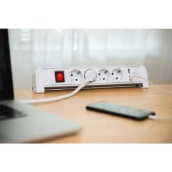 Airam 4-osainen+2usb 2m Pistorasialista -Airam 6435200284570 4