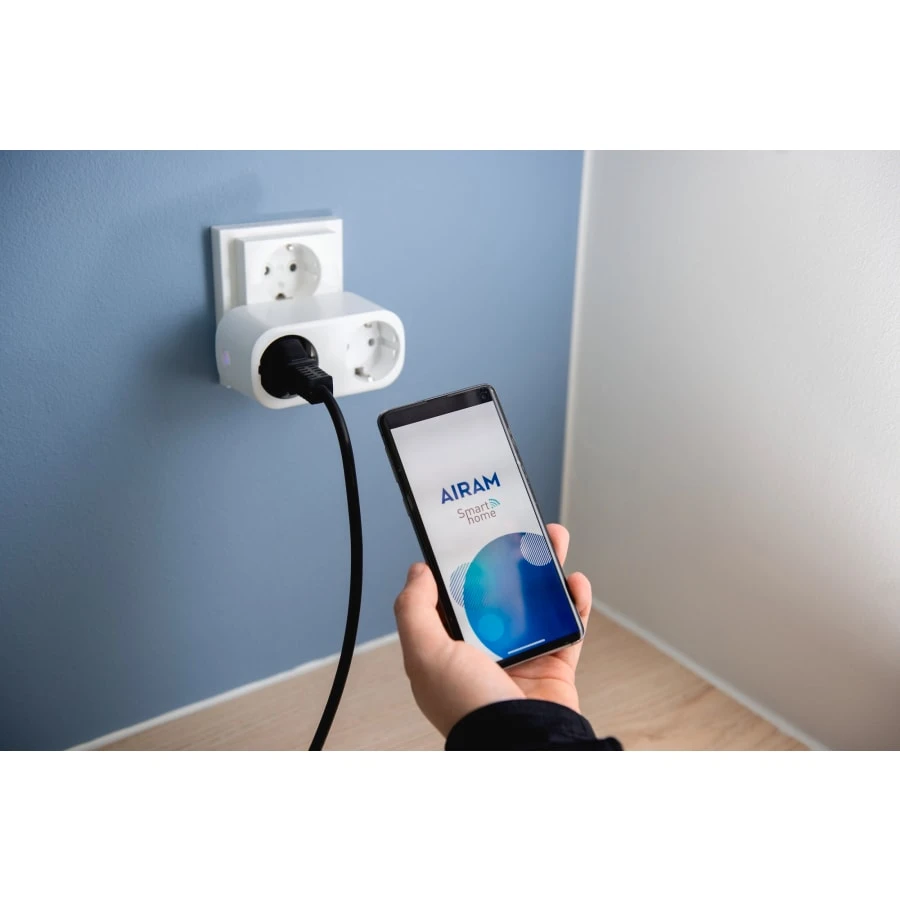 Airam SmartHome 2-os Etäohjattava Pistorasia 4 Airam SmartHome 2-os Etäohjattava Pistorasia - Image 2